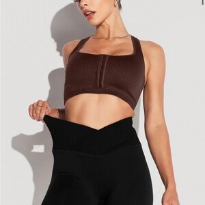 POPFLEX seamless criss cross hourglass leggings